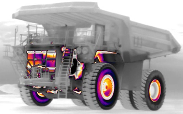 IIAT haul truck infrared inspections